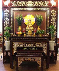 Ban thờ Phật đẹp hiện đại