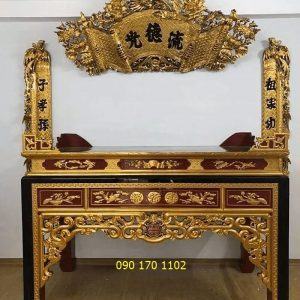 Mẫu bàn thờ đẹp Sơn Đồng