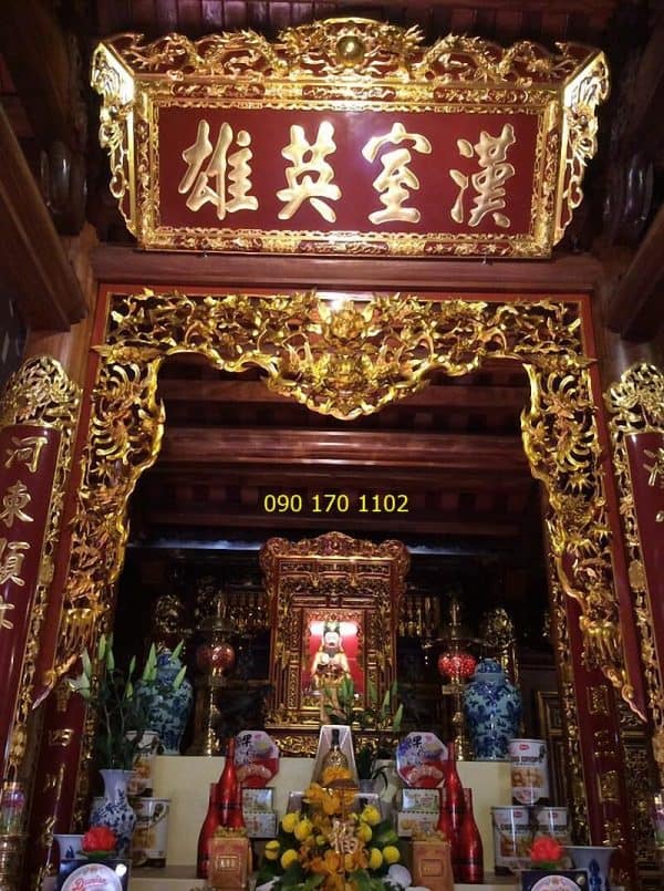 Mẫu cửa võng đền thờ