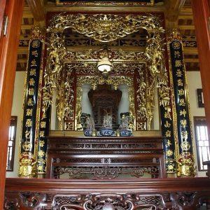 Mẫu cửa võng thờ trong ngoài