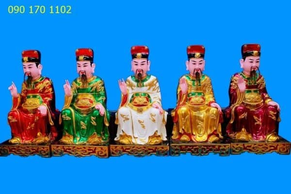 Tượng thờ Ngũ Vị Tôn Quan – Ngũ Vị Tôn Ông