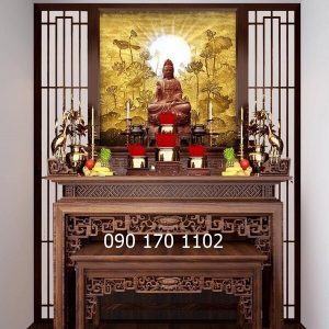 Bàn thờ Phật nhị cấp