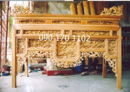 Mẫu bàn thờ ô xa Sơn Đồng đẹp