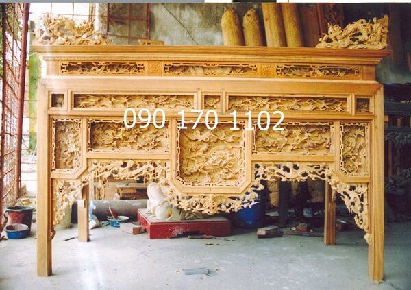 Mẫu bàn thờ ô xa Sơn Đồng đẹp-2