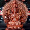 Tượng Phật Di Lặc Thần Tài bằng gỗ hương