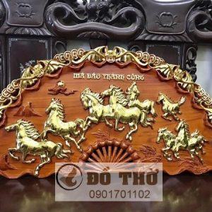 Quạt thờ Mã Đáo Thành Công gỗ hương