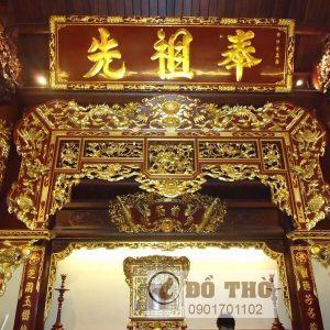 Mẫu cửa võng nhà thờ họ tộc