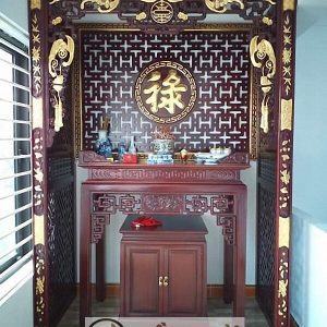 Thiết kế phòng thờ diện tích hẹp đảm bảo thẩm mỹ