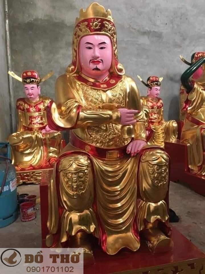 Làm mới tượng thờ, tượng Phật, sơn son thếp vàng-3
