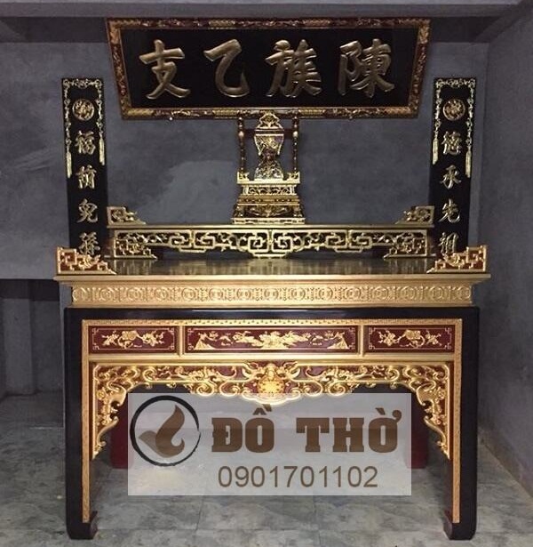 ban tho nhi cap - Bàn thờ nhị cấp (2 cấp): Giữ trọn đạo hiếu, đón phúc lộc an yên cho gia đình Việt