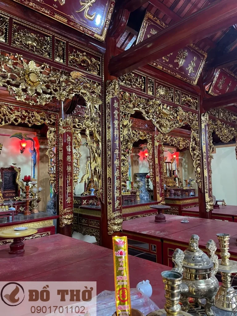 Lắp đặt nhà Thờ Họ Nguyễn Văn tại Đô Lương, Nghệ An