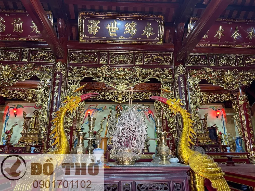 Lắp đặt nhà Thờ Họ Nguyễn Văn tại Đô Lương, Nghệ An