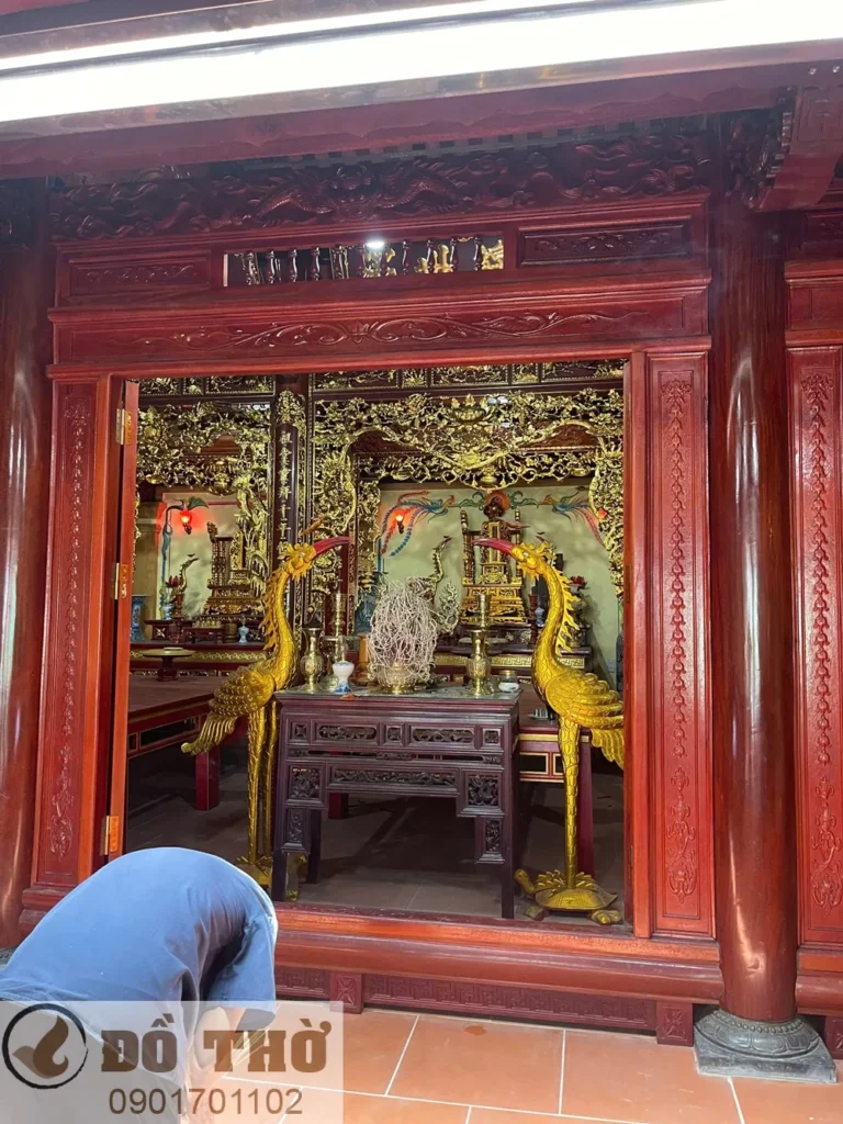 Lắp đặt nhà Thờ Họ Nguyễn Văn tại Đô Lương, Nghệ An