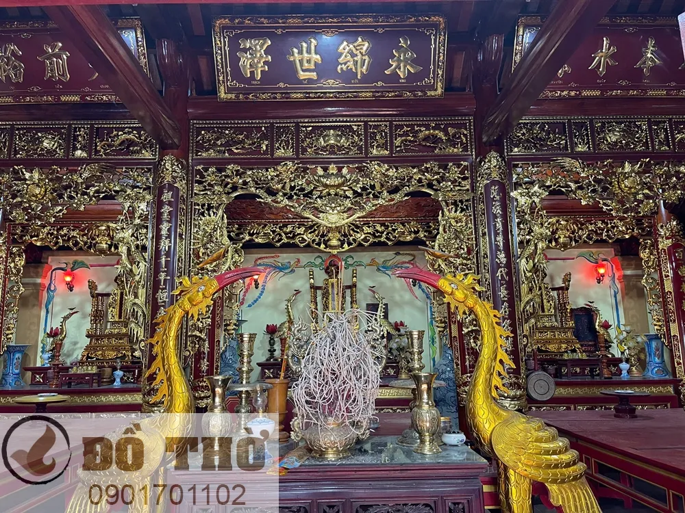 Lắp đặt nhà Thờ Họ Nguyễn Văn tại Đô Lương, Nghệ An